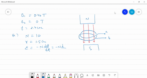 you-have-a-coil-of-wire-with-10-turns-each-of-15-mathrmcm-radius-you-place-the-plane-of-the-coil-per