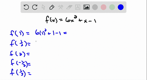 determine-which-of-the-given-numbers-are-roots-of-the-given-polynomial-11-22-1-21-3-quad-fx6-x2x-1