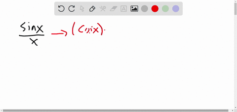 use-the-quotient-rule-to-compute-the-derivative-of-the-given-expression-with-respect-to-x-sin-x-x