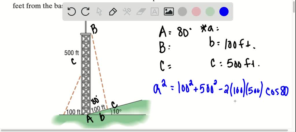 solved-the-height-of-a-radio-tower-is-500-feet-and-the-ground-on-one