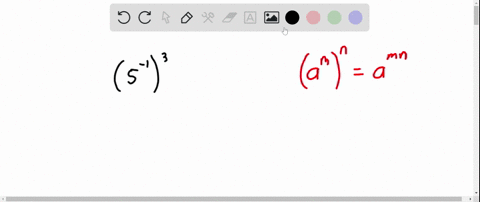 use the power rules for exponents to simplify the expression