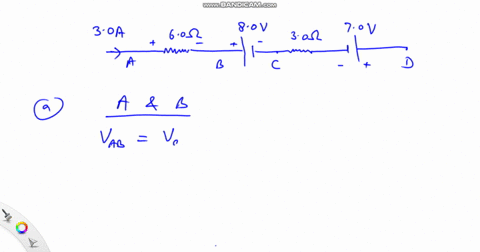 a-current-of-30-a-flows-through-the-wire-shown-in-fig-26-2-what-will-a-voltmeter-read-when-connected