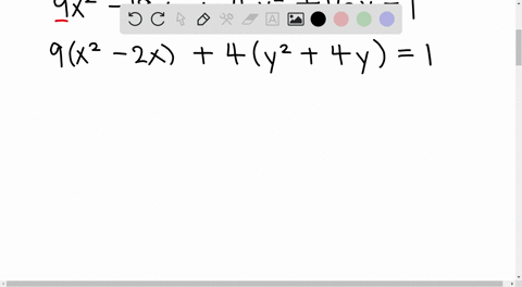 write-the-equation-9-x24-y2-18-x16-y11-in-the-standard-form-of-the-equation-of-an-ellipse