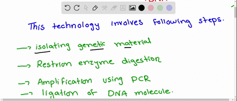 list-the-steps-in-recombinant-dna-technology