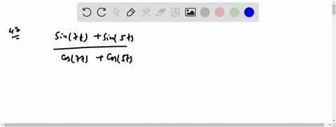 simplify-fracsin-7-tsin-5-tcos-7-tcos-5-t-2