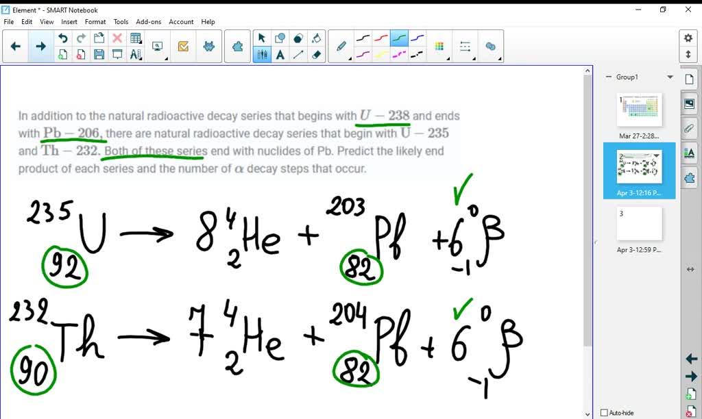 Solved In Addition To The Natural Radioactive Decay Series That Begins Solved In Addition To The Natural Radioactive Decay Series That Begins