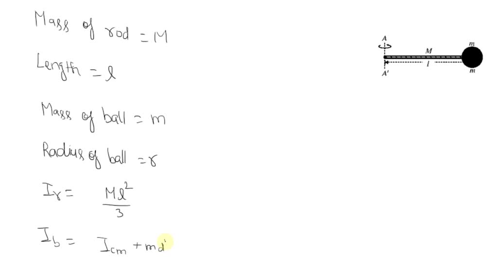 System Inertia Calculation ⏩SOLVED:Find the moment of inertia of a system in which spherical ...