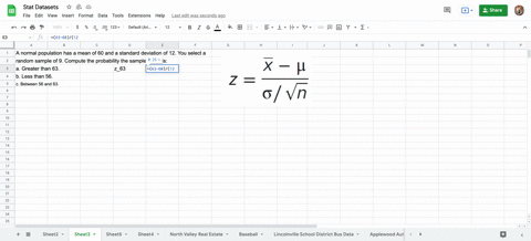 a-normal-population-has-a-mean-of-60-and-a-standard-deviation-of-12-you-select-a-random-sample-of-9-
