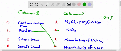 match-the-following-column-i-column-ii-a-castncr-kell-p-mathrmmgcl_2-5-mathrmmgo-cdot-mathrmx-1-math