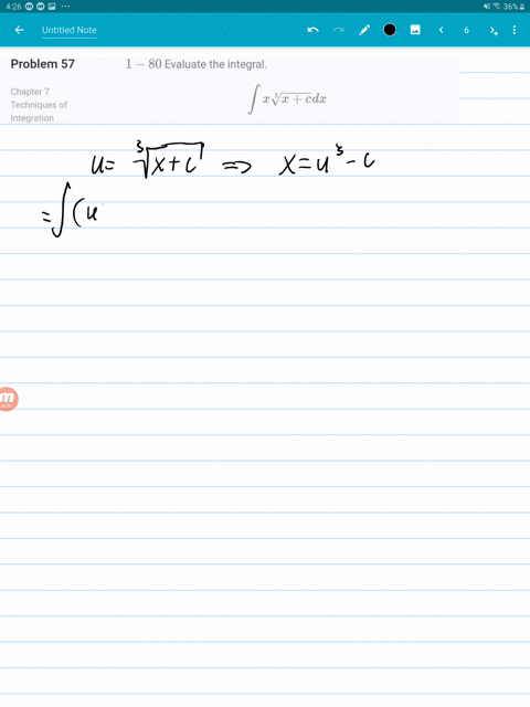 1-80-evaluate-the-integral-int-x-sqrt3xc-d-x