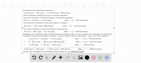 calculate-the-enthalpy-of-combustion-of-propane-mathrmc_3-mathrmh_8g-for-theformation-of-mathrmh_2-m