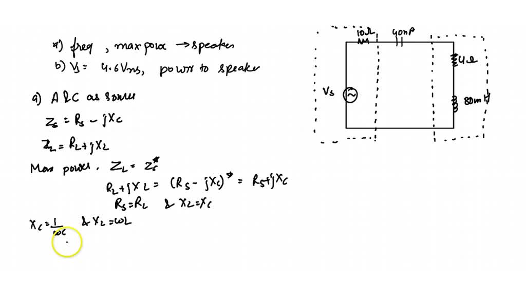 SOLVEDA coupling capacitor is used to block de current from an amplifier as shown in Fig. 11.86