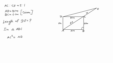 diagonal-a-c-of-a-rectangle-a-b-c-d-is-produced-to-the-point-e-such-that-a-c-c-e2-1-cdot-a-b8-mathrm