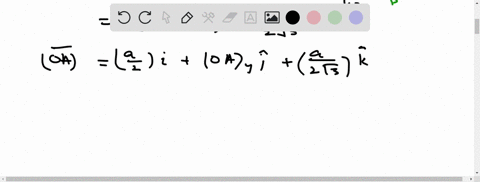 a-regular-tetrahedron-has-six-edges-of-length-a-a-show-that-two-opposite-edges-such-as-o-a-and-b-c-a