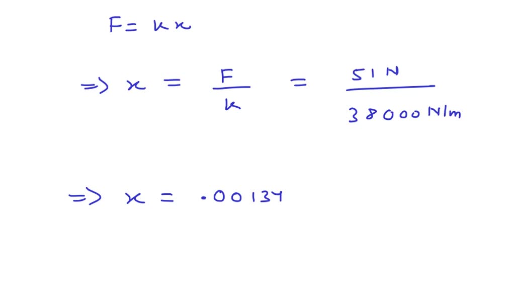 SOLVEDThe spring in a cushion of a chair has a force constant of 580 N / m. How much does the