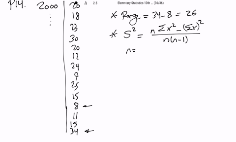 find-the-range-variance-and-standard-deviation-for-the-given-sample-data-include-appropriate-unit-41
