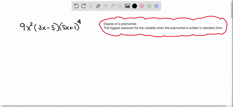the degree of the polynomial 7x3 4x2 x 9 is