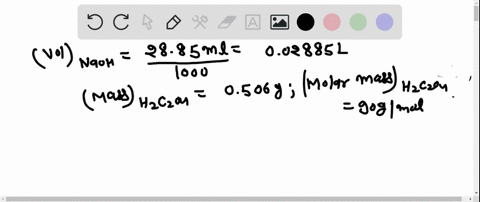 what-is-the-molarity-of-sodium-hydroxide-if-2885-mathrmml-of-mathrmnaoh-is-required-to-neutralize--2