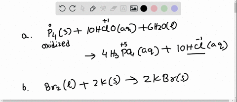 which-of-the-following-are-redox-reactions-for-those-that-are-indicate-which-element-is-oxidized-a-4