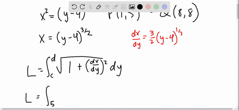 21-22-find-the-length-of-the-arc-of-the-curve-from-point-p-to-point-q-x2y-43-quad-p15-quad-q88