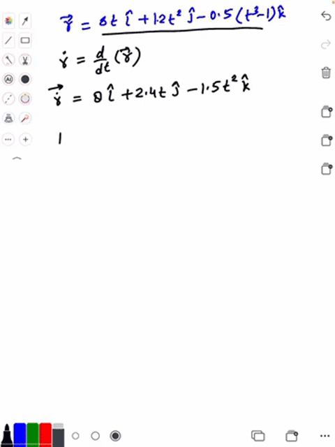 the-position-vector-of-a-particle-is-given-by-mathbfr-8-t-mathbfi12-t2-mathbfj-05leftt3-1right-mathb