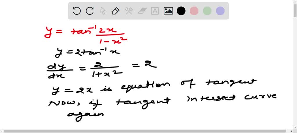 SOLVED:Show that the angle between the tangent at any point A^' of the ...