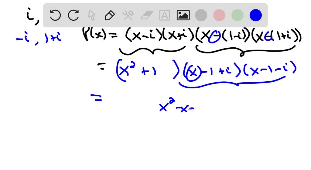 SOLVED:Write a fourth-degree polynomial equation with real coefficients ...