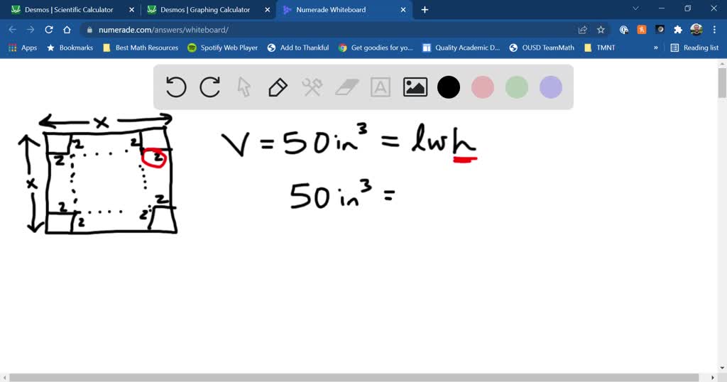 Box Dimensions Math Problems SOLVED:A box can be made by cutting out the corners and folding up the ...