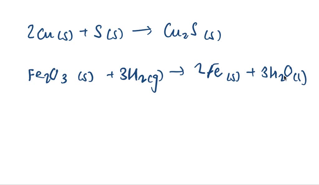 SOLVEDWrite a balanced chemical equation for each reaction. a. Solid