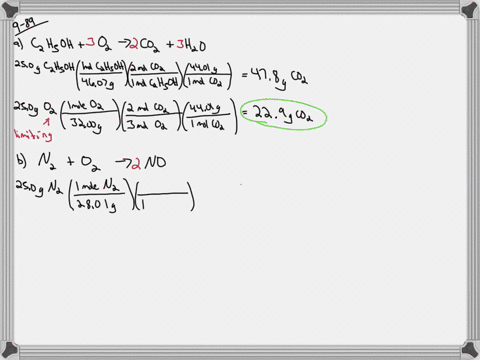 for-each-of-the-following-unbalanced-chemical-equations-suppose-250-mathrmg-of-each-reactant-is-ta-2