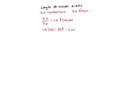 what-is-the-length-of-an-alpha-helical-section-of-a-polypeptide-chain-of-20-residues-what-is-its-len