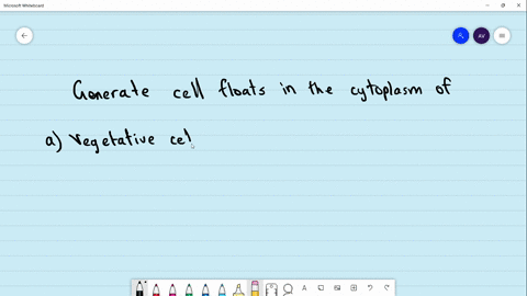 generate-cell-floats-in-the-cytoplasm-of-a-vegetative-cell-b-microspore-mother-cell-c-pollen-mother-