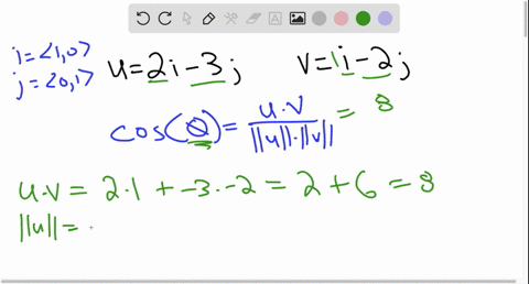 find-the-angle-theta-between-the-vectors-beginaligned-mathbfu2-mathbfi-3-mathbfj-mathbfvmathbfi-2-ma