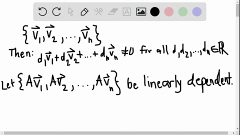 prove-from-definition-45-4-that-if-leftv_1-v_2-ldots-v_nright-is-linearly-independent-and-if-a-is-an