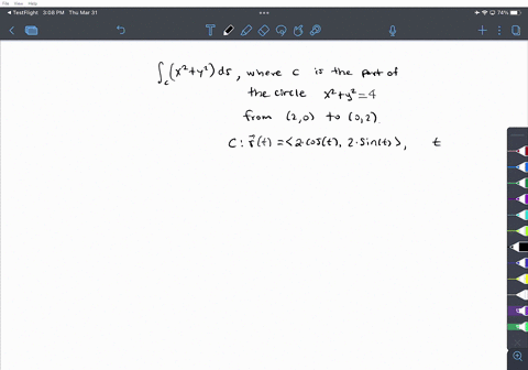 evaluate-int_cleftx2y2right-d-s-c-counterclockwise-around-the-circle-x2y24-from-20-to-02