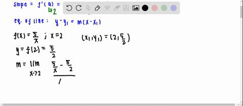 find-the-equation-of-the-tangent-line-to-each-curve-when-x-has-the-given-value-verify-your-answer--3