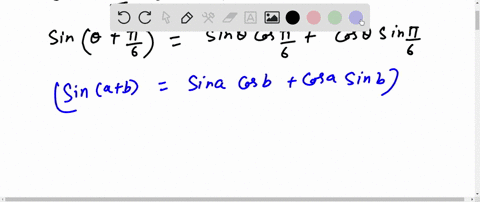 a-if-cos-thetafrac35-and-0theta2-pi-determine-the-values-of-sin-leftthetafracpi6right-b-if-sin-theta