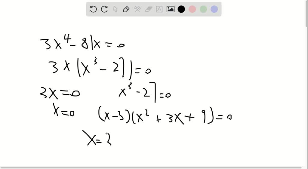 SOLVEDSolve each polynomial equation in by facto…
