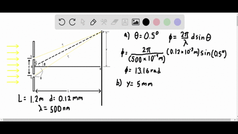 in-figure-375-let-l120-mathrmm-and-d0120-mathrmmm-and-assume-that-the-slit-system-is-illuminated-wit