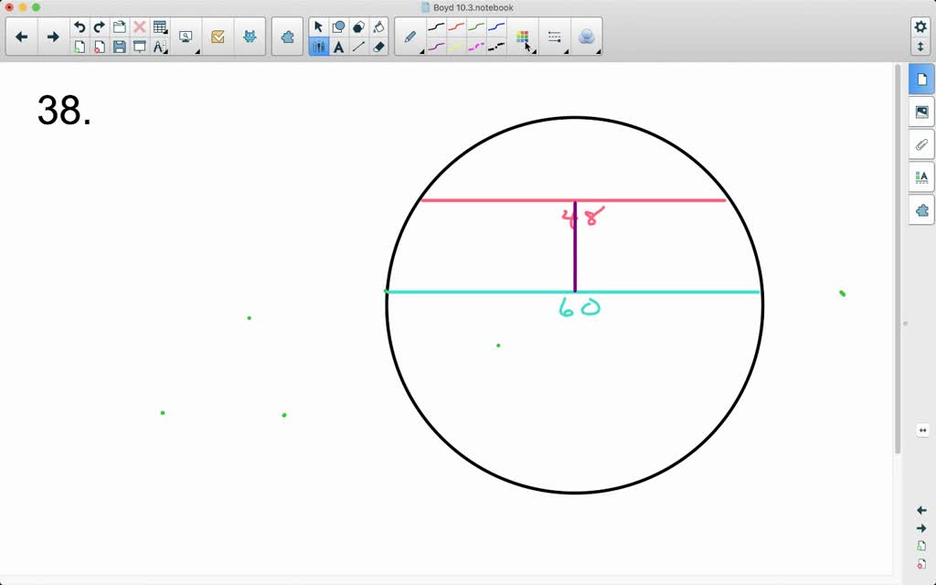 SOLVEDDraw and label a figure. Then solve. The diameter of a circle is