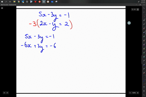 in-the-following-exercises-solve-the-systems-of-equations-by-substitution-leftbeginarrayl-5-x-3-y-1-