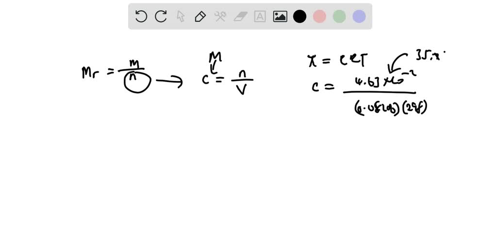 SOLVED:A protein has a molar mass of 69000 gmol^-1. Assuming ideal