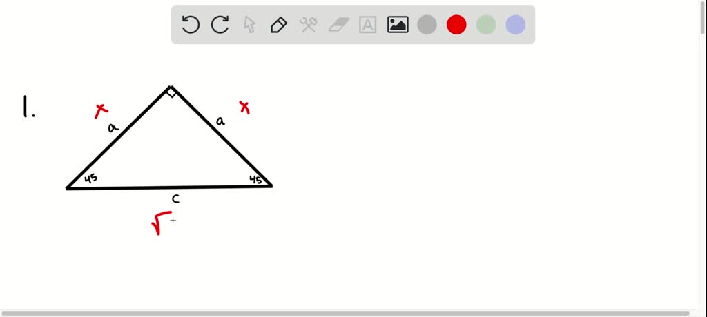 SOLVED:In the figure below, ABC is an isosceles right triangle and DEF ...