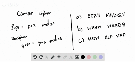 ⏩SOLVED:Decrypt These Messages That Were Encrypted Using The Caesar ...