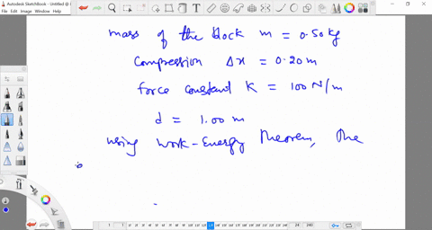 a-block-with-mass-050-mathrmkg-is-forced-against-a-horizontal-spring-of-negligible-mass-compressin-3