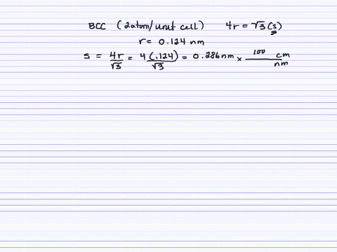 iron-crystallizes-in-a-body-centered-unit-cell-its-atomic-radius-is-0124-mathrmnm-its-density-is-7-2