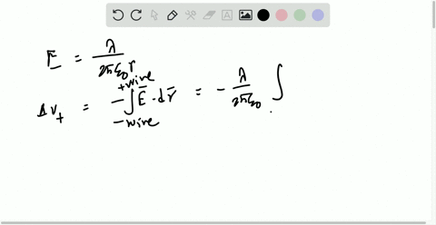 consider-two-long-parallel-and-oppositely-charged-wires-of-radius-d-with-their-centers-separated-by-
