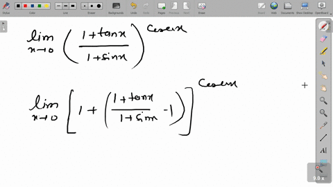 advanced-exponential-limit-evaluate-lim-_x-rightarrow-0leftfrac1tan-x1sin-xrightoperatornamecosec-x