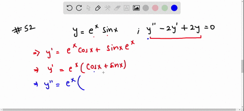 show-that-the-function-satisfies-the-differential-equation-beginarraylyex-sin-x-yprime-prime-2-yprim