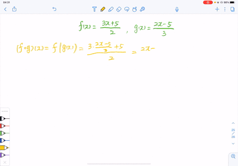 find-a-f-circ-gx-and-the-domain-of-f-circ-g-and-b-g-circ-fx-and-the-domain-of-g-circ-f-fxfrac3-x52-q